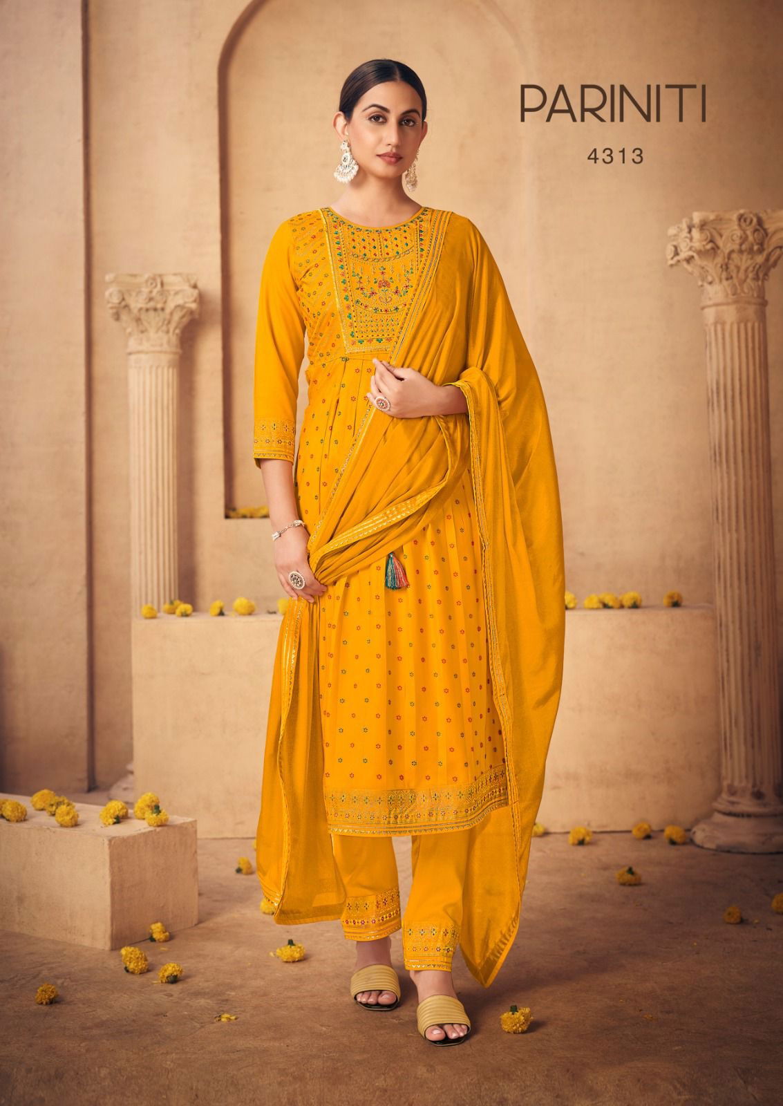 Rangoon Pariniti By Kessi Readymade Salwar Suits Catalog
